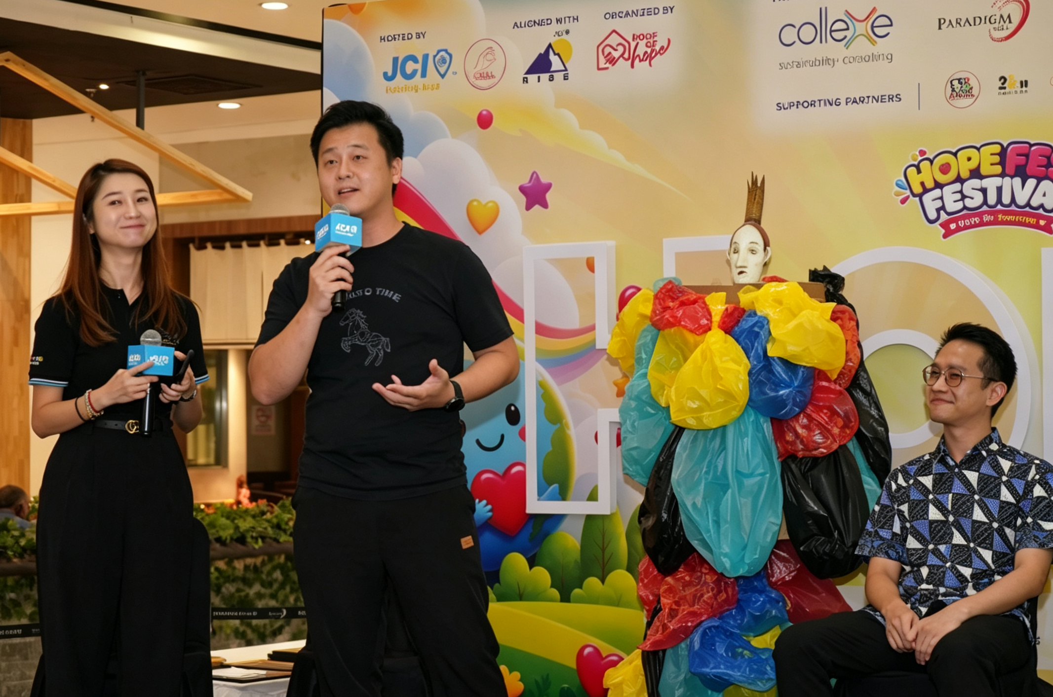 Community engagement presentation connecting environmental awareness and social impact