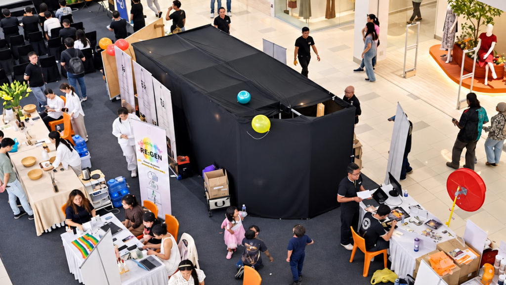 RE:GEN Urban Emotional Experience public activation in a shopping mall in Malaysia